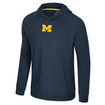 Colosseum Athletics Michigan Wolverines Men's Back In Business Hooded T-Shirt