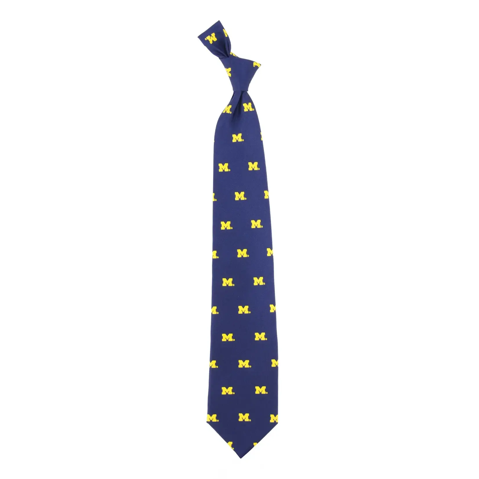 Eagles Wings Michigan Wolverines Silk Prep Necktie