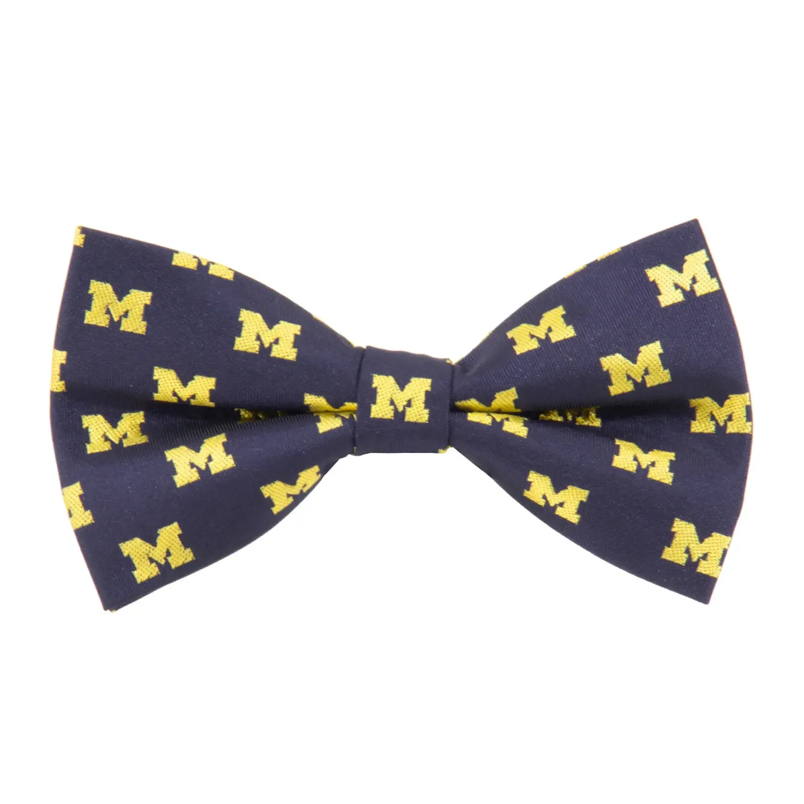 Eagles Wings Michigan Wolverines Woven Repeat Pattern Bow Tie