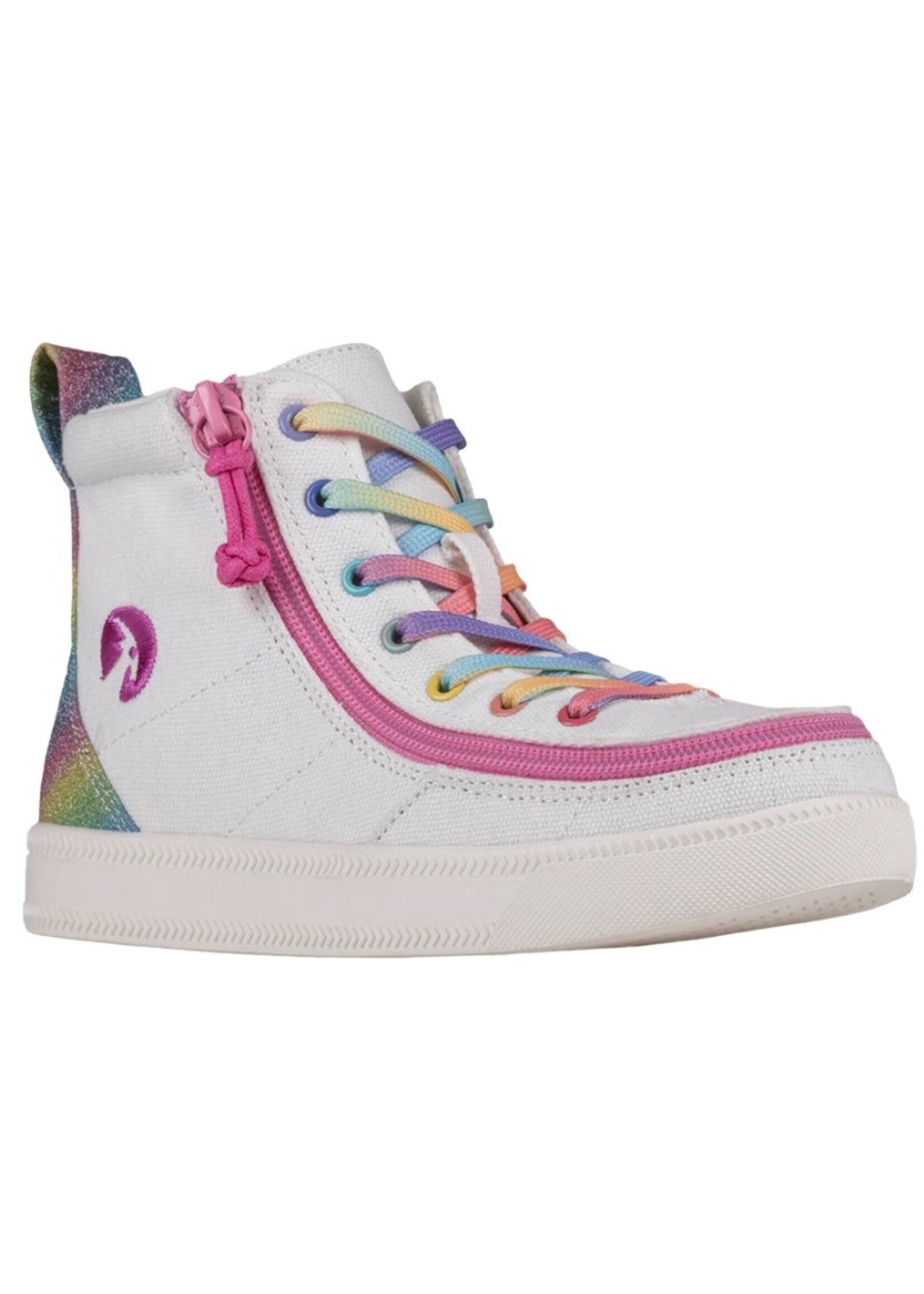 Billy Billy Classic Lace High White Rainbow