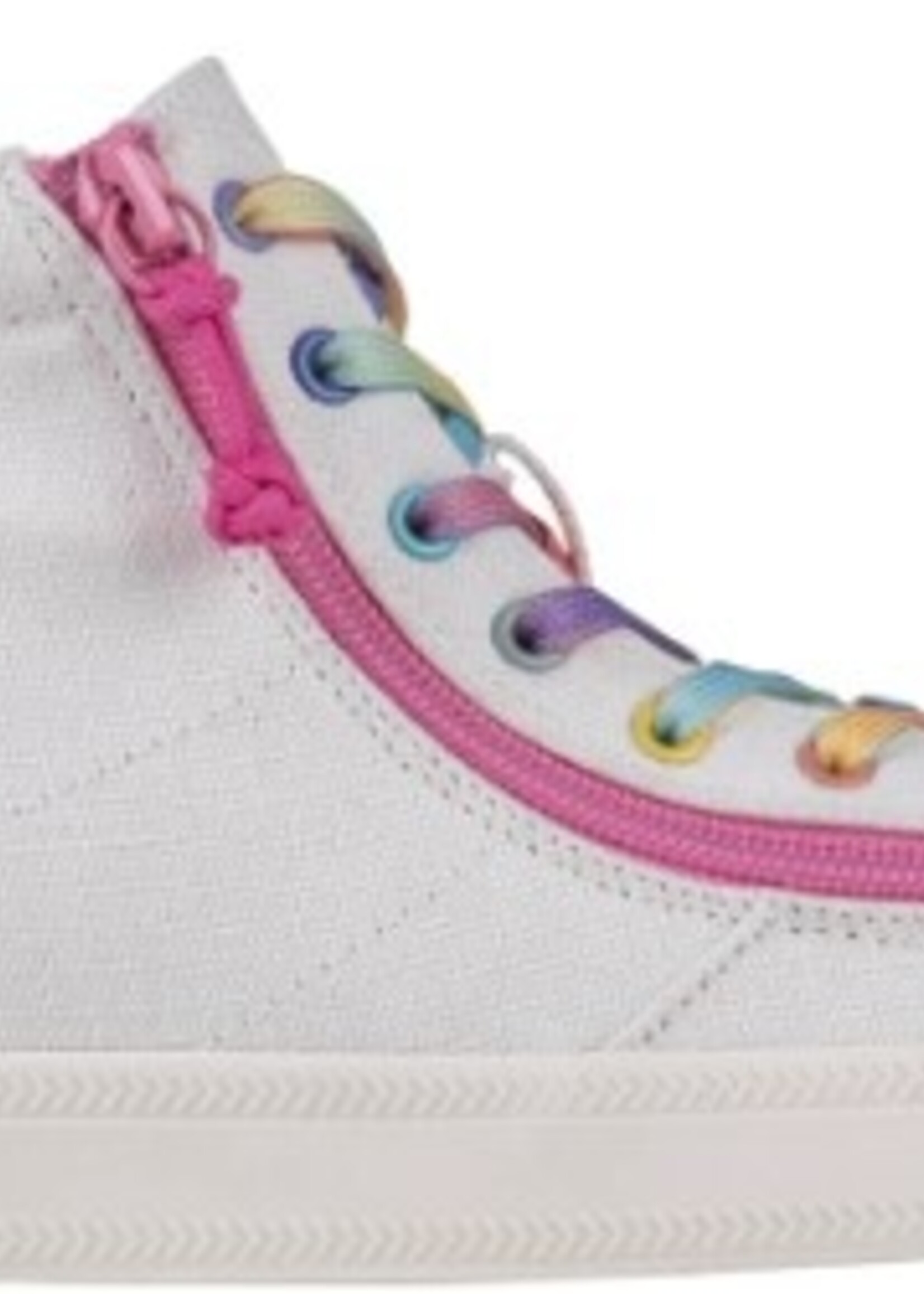 Billy Billy Classic Lace High White Rainbow