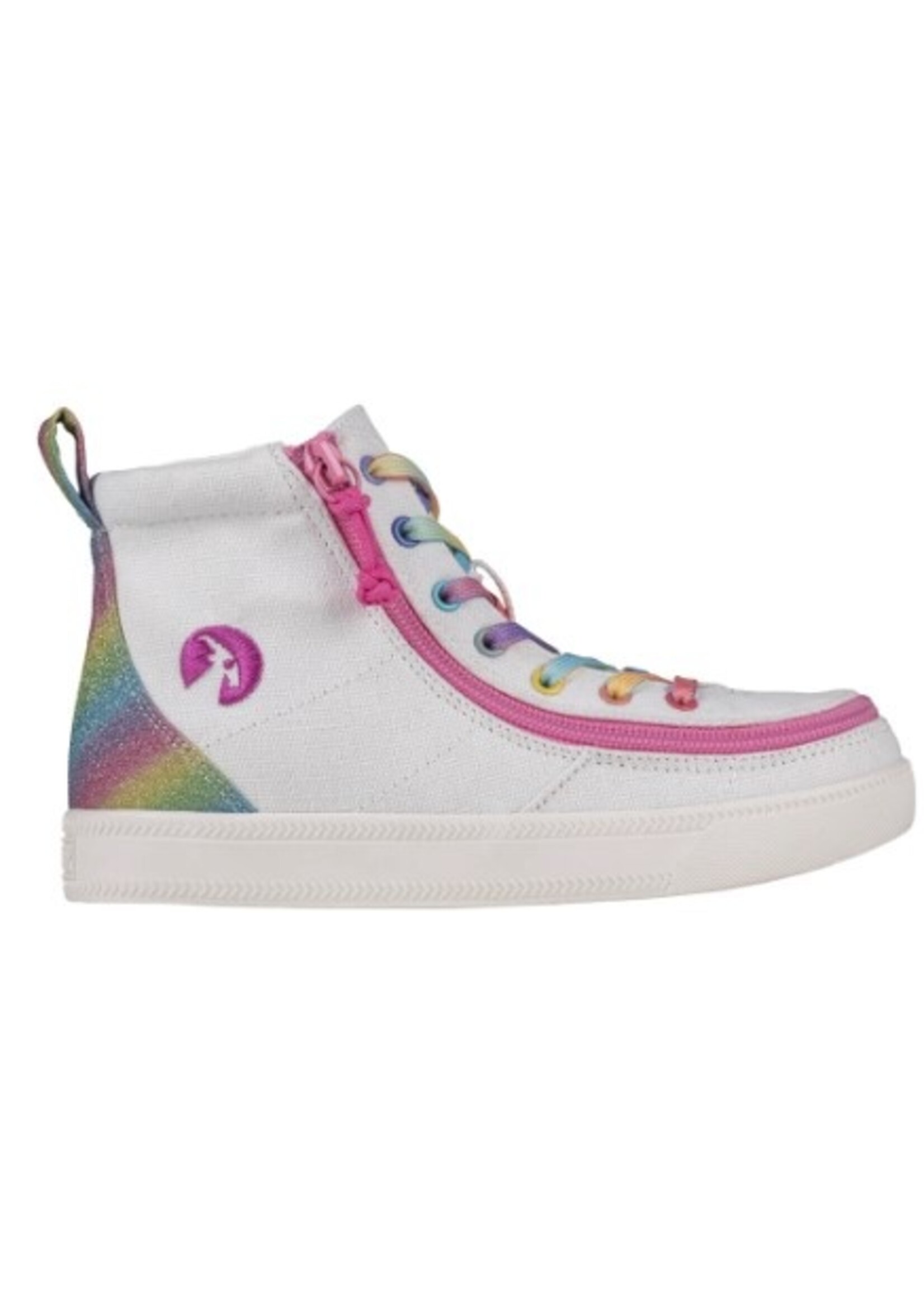 Billy Billy Classic Lace High White Rainbow