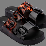 Mini Melissa Mini Melissa  Cozy Slide Black/Tortoiseshell 3