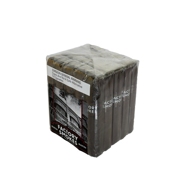 Factory Smokes DE Factory Smokes Maduro Robusto Box of 25