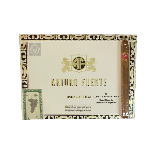 Arturo Fuente Curly Head Deluxe Natural Box of 25