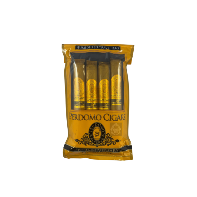 Fresh Packs Perdomo Humidified Champagne 4ct Fresh Pack