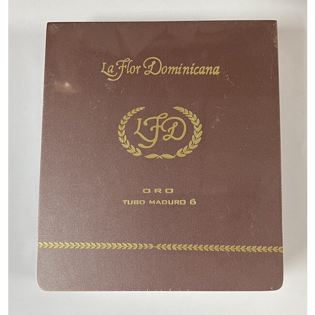 La Flor Dominicana La Flor Dominicana Oro Natural Tubo No. 6 Box of 5