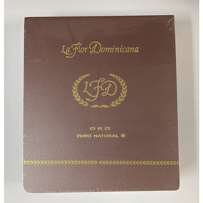 La Flor Dominicana La Flor Dominicana Oro Maduro Tubo No. 6 Box of 5