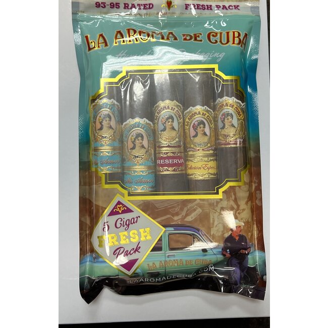 Fresh Packs La Aroma De Cuba Sampler 92-95 Fresh Pack