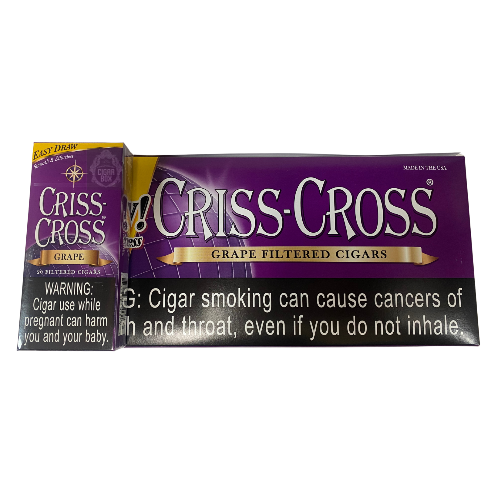 Criss Cross Cigars Criss Cross Cigars 120 Grape Carton