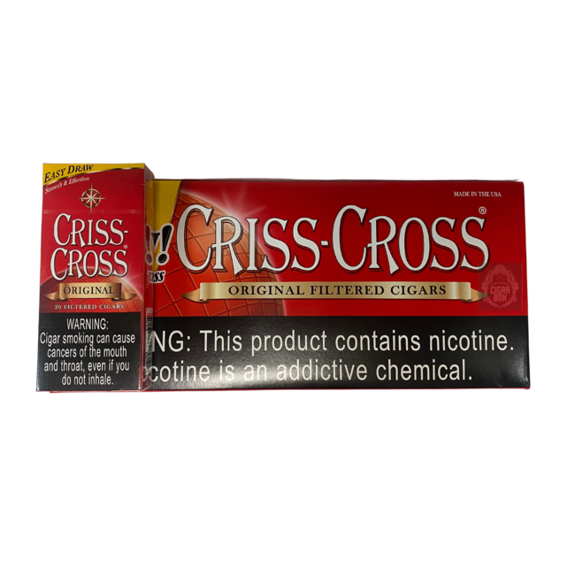 Criss Cross Cigar 120 Original Carton
