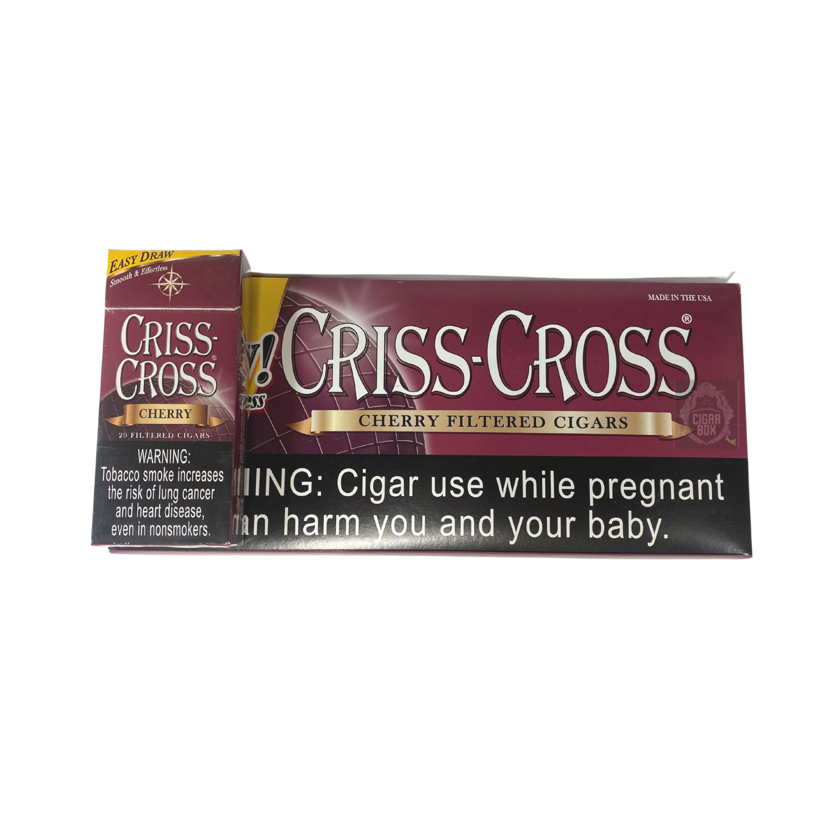 Criss Cross Cigars Criss Cross Cherry 120 Cigars Carton