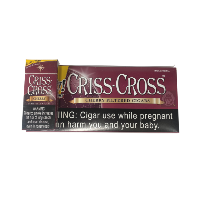 Criss Cross Cherry 120 Cigars Carton