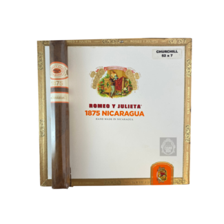 Romeo Y Julieta Romeo Y Julieta 1875 Nicaragua Churchill Box of 25