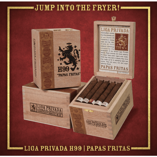 Liga Privada H99 Papas Fritas Box of 25