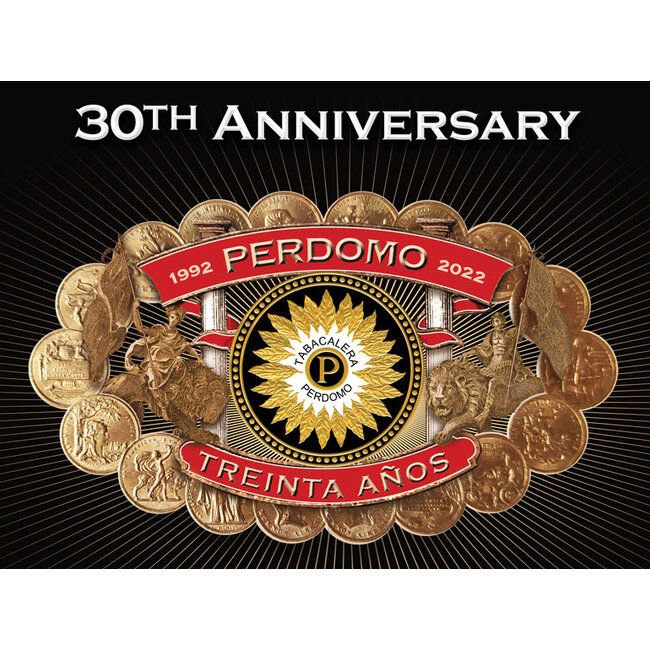 Perdomo 30th Anniversary Sungrown Robusto 5 x 54 Box of 30