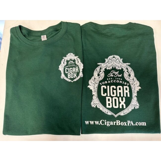 Cigar Box Shirts Cigar Box T Shirt Green 2XL