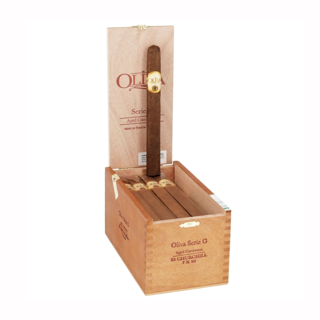 Oliva Serie G Churchill Cameroon Box
