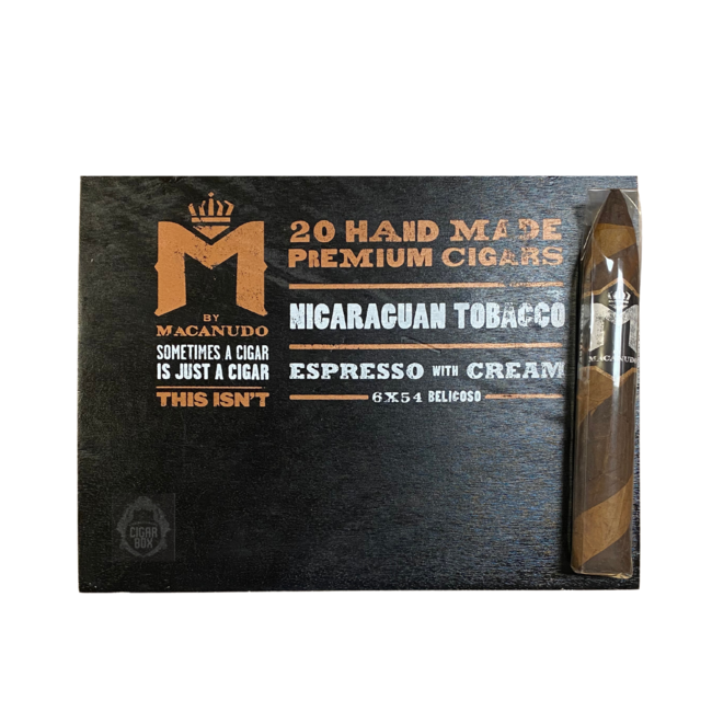 Macanudo Macanudo M Espresso Belicoso Box of 20