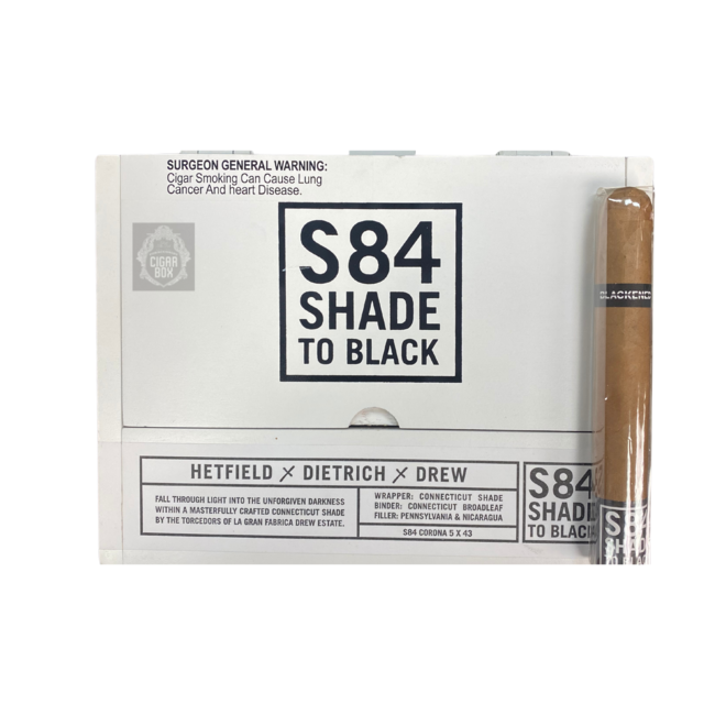 Blackened S84 Shade to Black Corona Box of 20