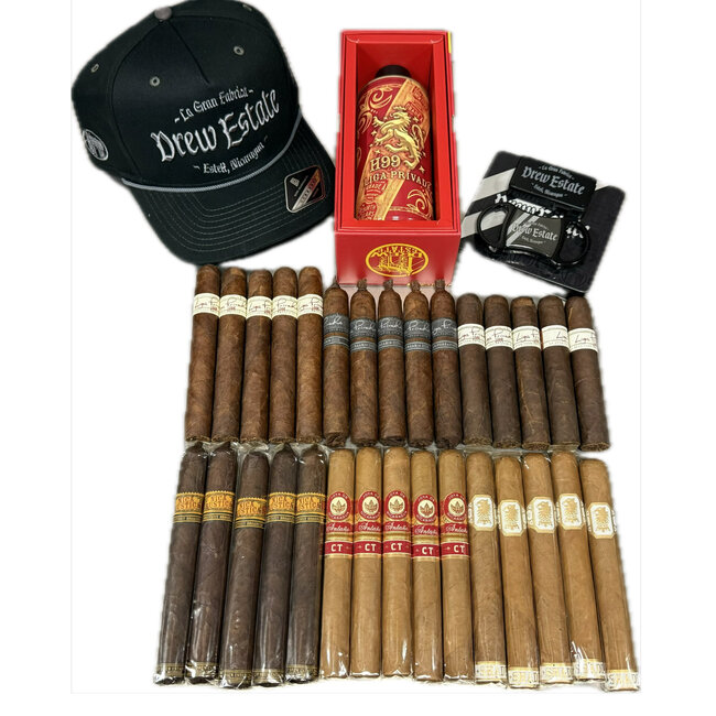 Cigar Samplers A Liga Privada H99 Spray Can Lighter Set