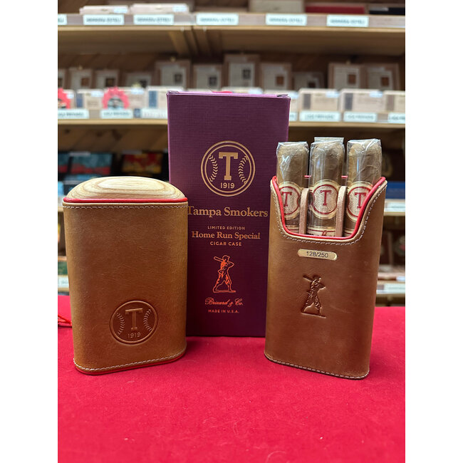 Tampa Smokers Tampa Smokers Leather Case With 3 Cigars