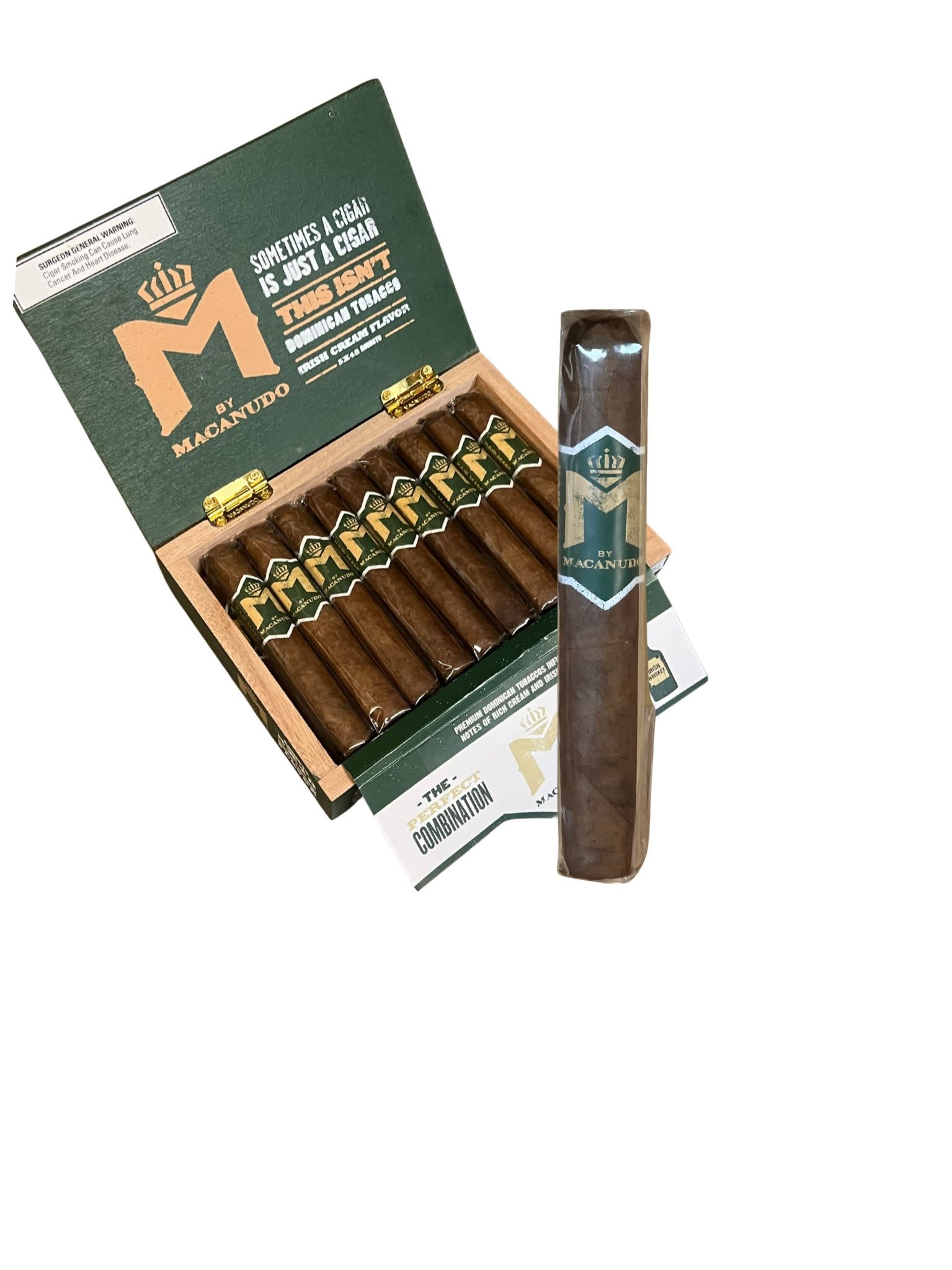 Macanudo M Irish Cream Robusto Box of 20 - Cigar Box PA