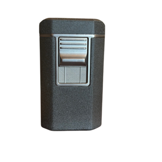 Visol Boulder Black Crackle Quad Jet Lighter