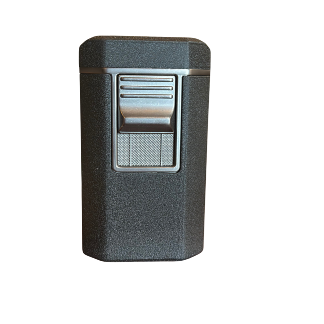 Visol Boulder Black Crackle Quad Jet Lighter