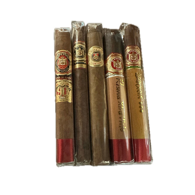 Arturo Fuente Don Carlos 90 Anos Dos Capas Five Cigar Sampler