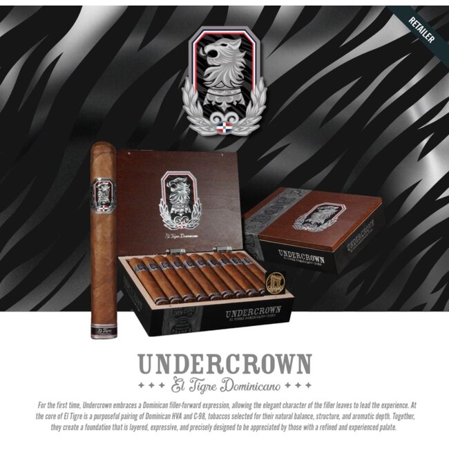 Undercrown El Tigre Dominicano El Tigre Robusto Box of 20 Preorder