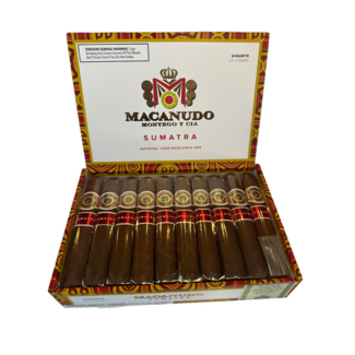 Macanudo Sumatra Gigante Box of 20