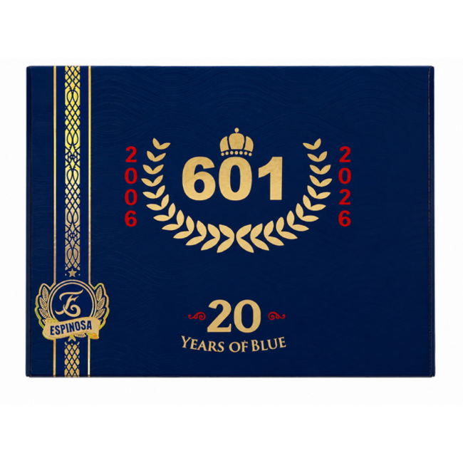 Espinosa 601 Blue  Maduro 20th Anniversary Oval Box of 10