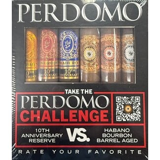 Perdomo Challenge Sampler 6 Cigars