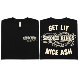 Smoke Rings T Shirt Black Small