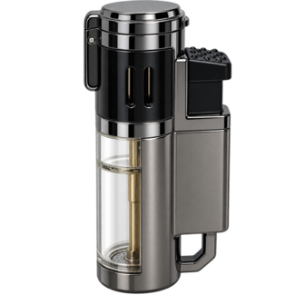 Visol Visol Buffalo Gunmetal Quad Flame Lighter