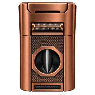 Visol Joplin 6 in 1 Quad Flame Lighter Bronze