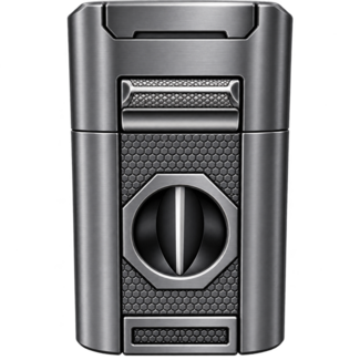 Visol Joplin 6 in 1 Quad Flame Lighter Silver