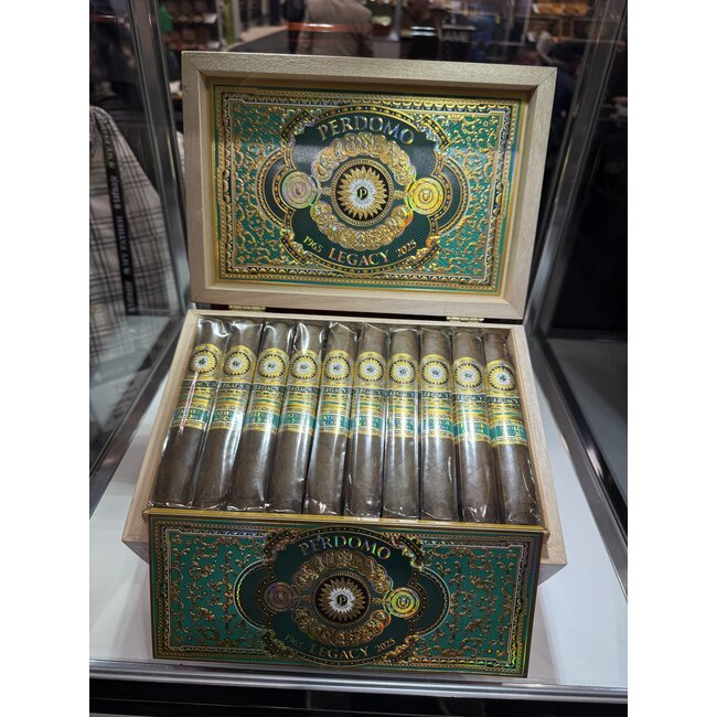 Perdomo Legacy Father & Son Nicaraguan Shade Grown Gran Figurado Humidor Box of 50