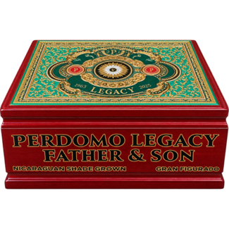 Perdomo Legacy Father & Son Nicaraguan Shade Grown Gran Figurado Humidor Box of 50