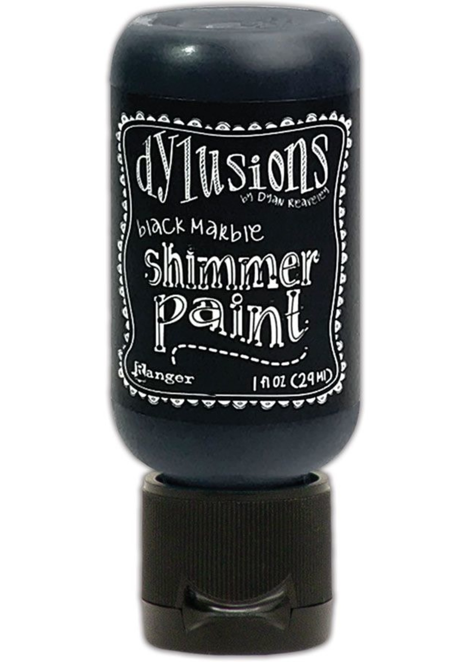 Ranger Dylusions Shimmer Paint, Black Marble