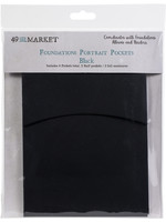 49 & Market 49 & Market Foundations Portrait Pockets, Black