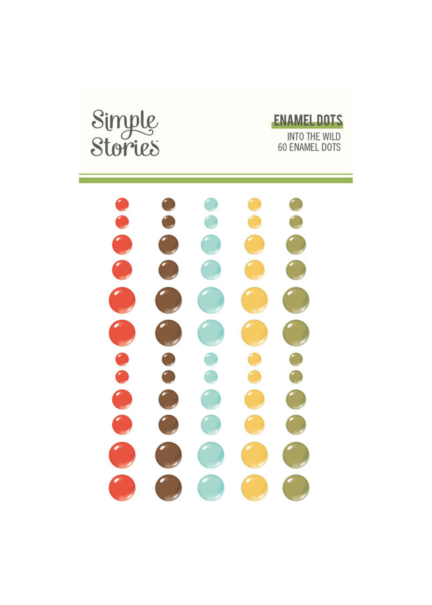 Simple Stories Simple Stories Enamel Dots, Into the Wild