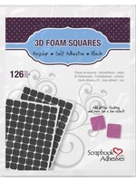 Scrapbook Adhesive SA 3D Foam Squares Regular Black