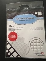 Scrapbook Adhesive SA 3D Foam Squares Mix, White