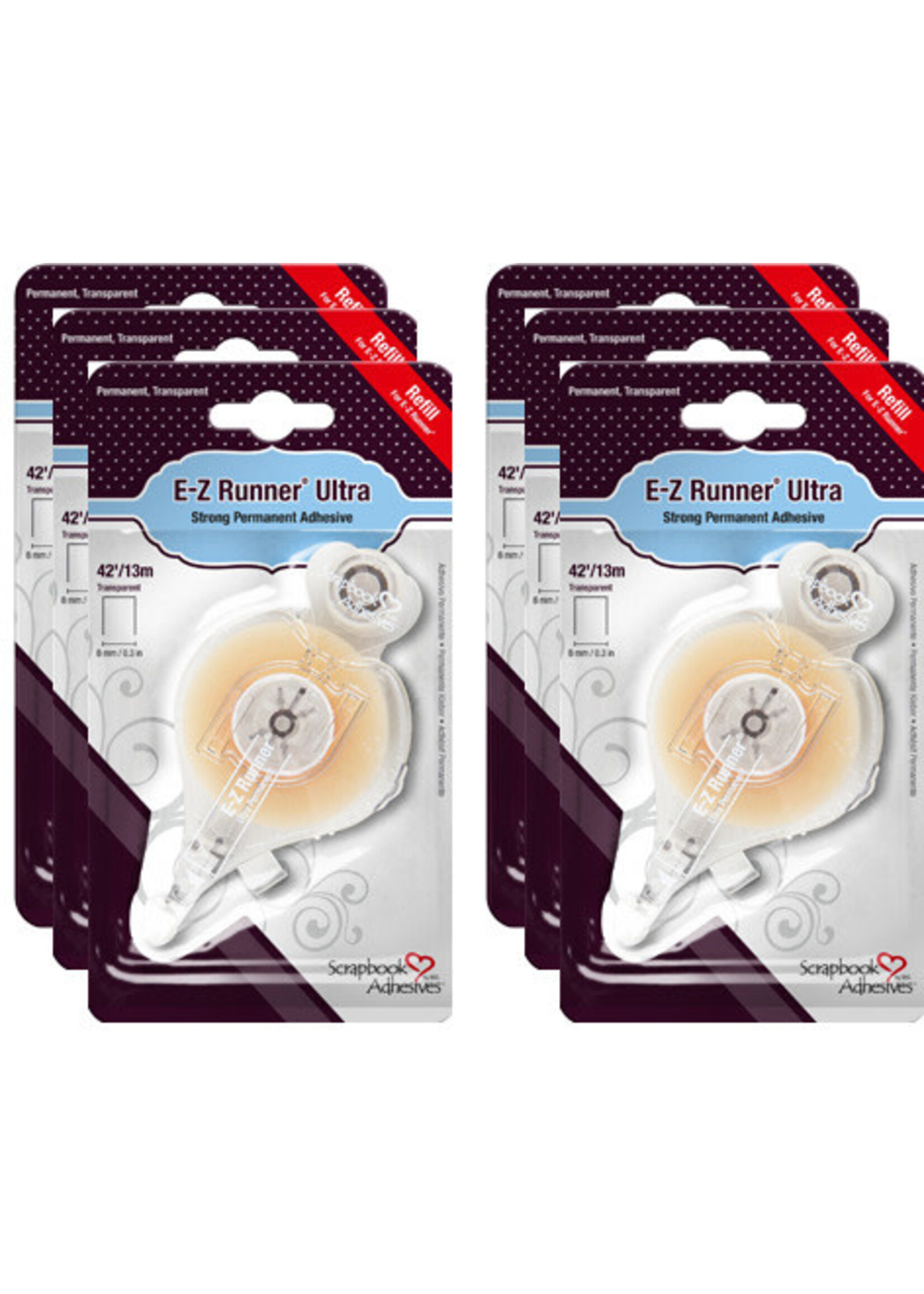 Scrapbook Adhesive SA E-Z Runner Ultra Refill