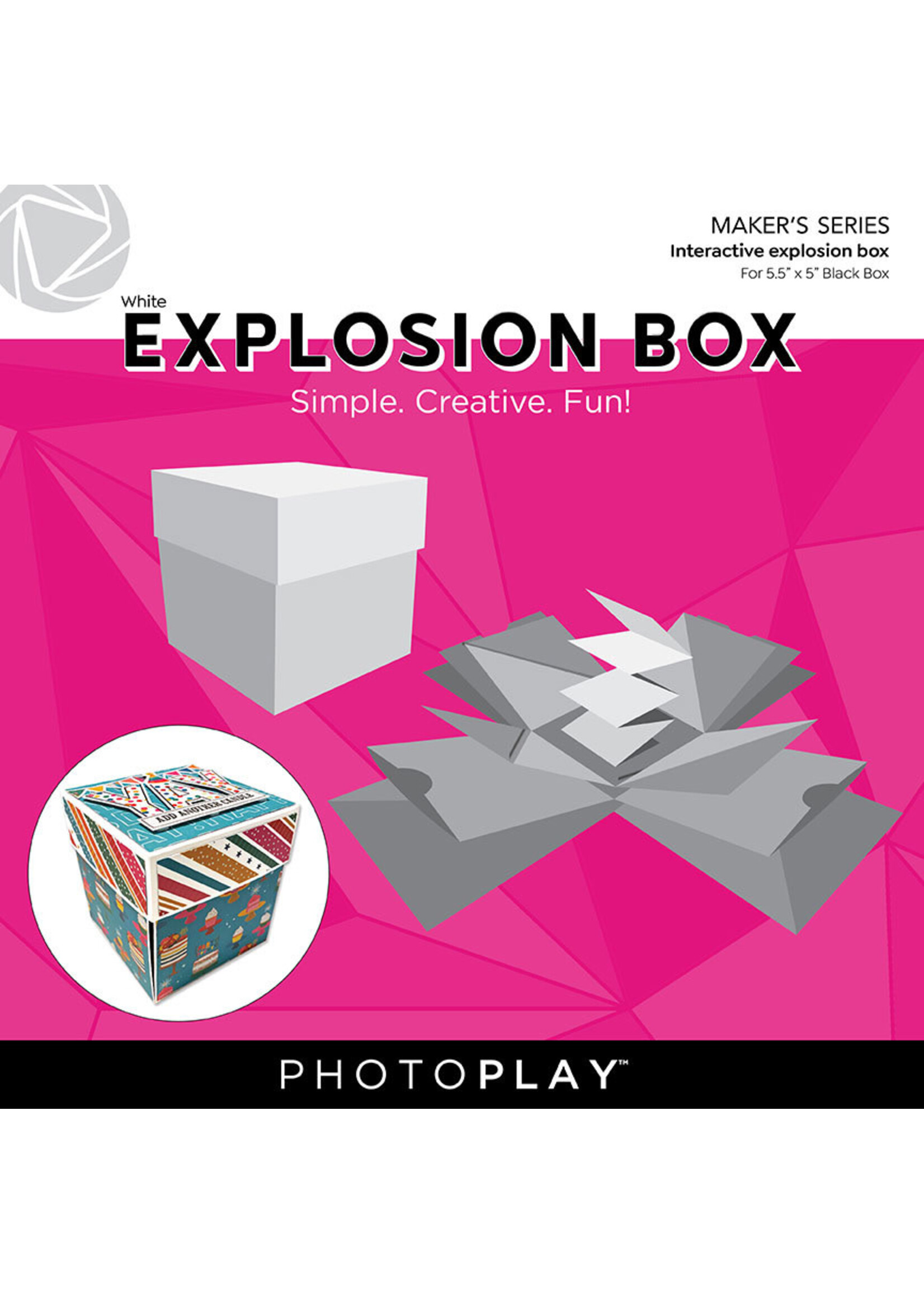 PhotoPlay PhotoPlay Explosion Box, White