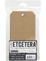 Stampers Anonymous Tim Holtz Etcetera Mini Tags #8, 5 pieces