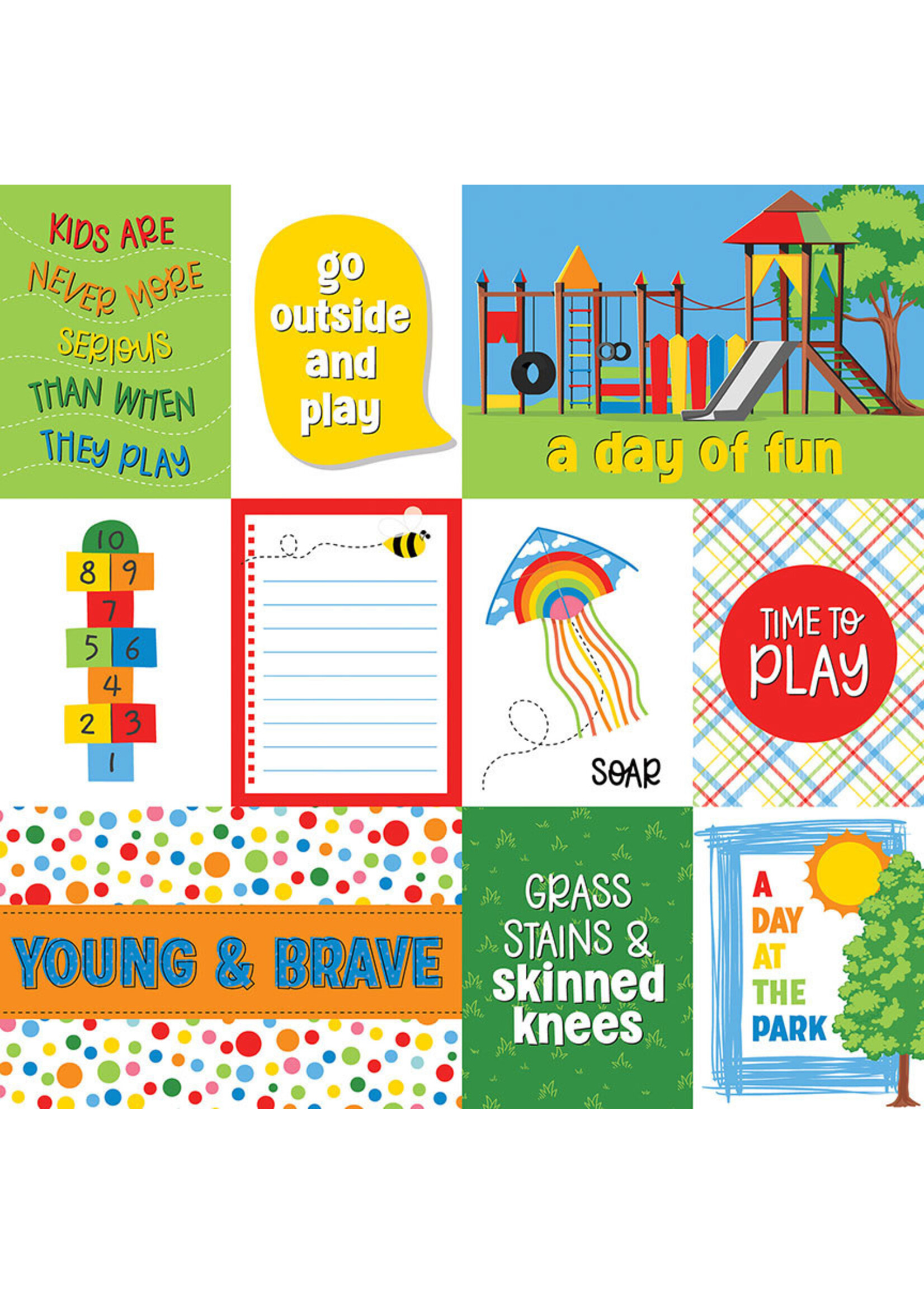 PhotoPlay PhotoPlay 12x12 Go Outside and Play, Time to Play