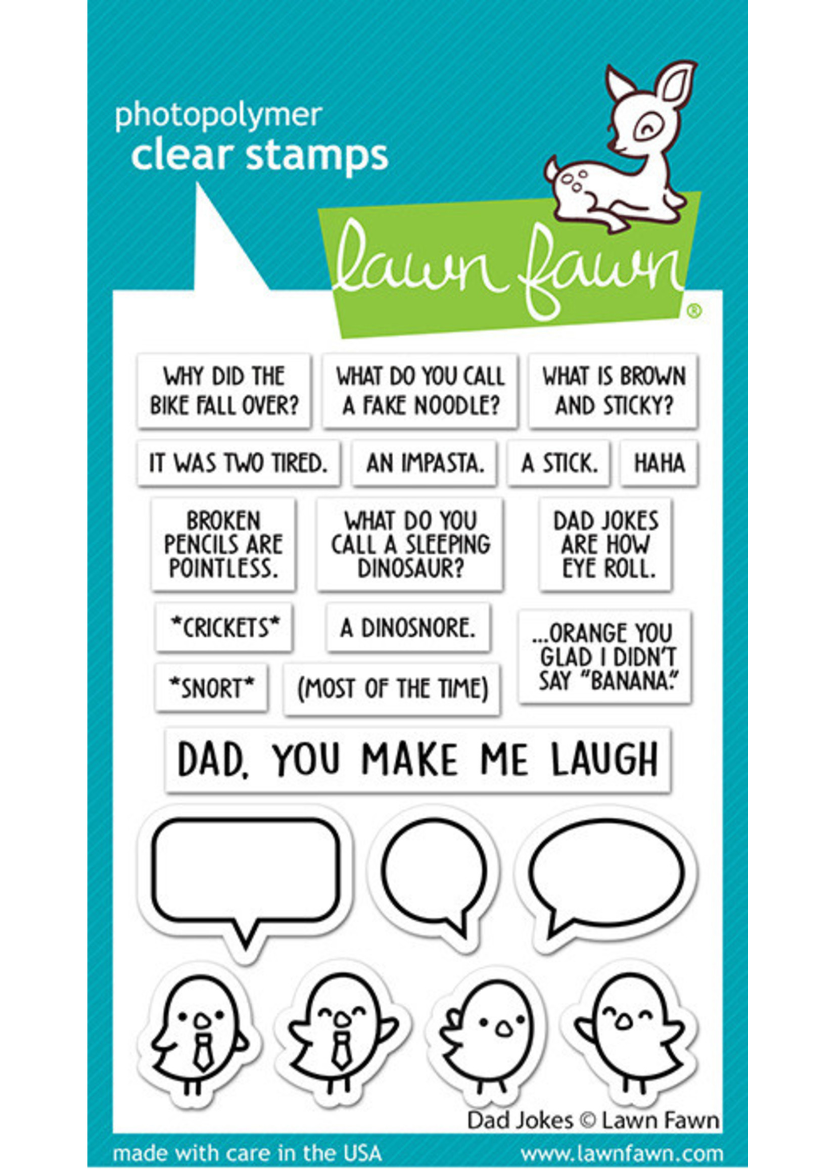 Lawn Fawn Lawn Fawn Stamp, LF2863 Dad Jokes